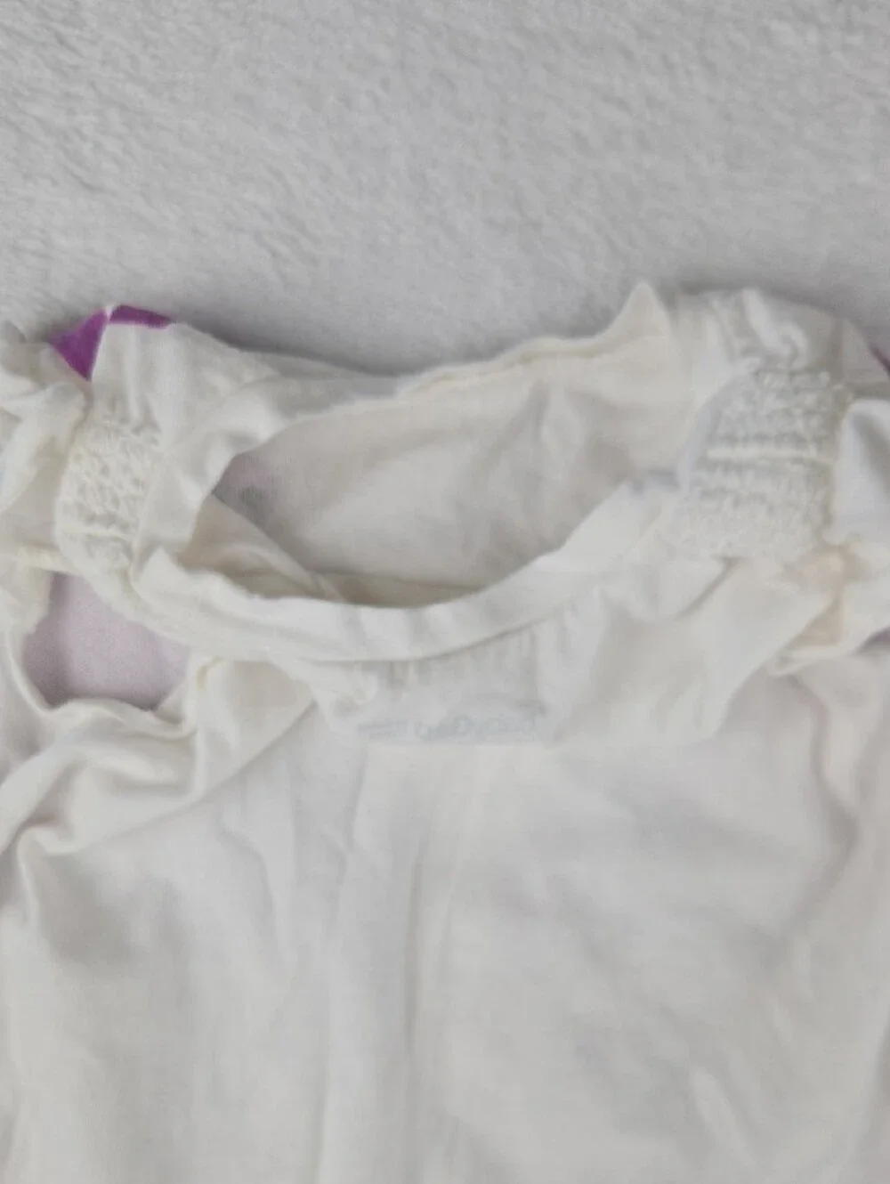 Baby Gap Sleeveless Vest T-Shirt Size 2T White Purple